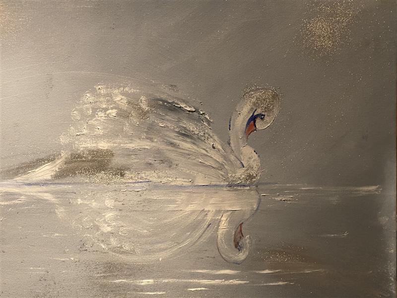 Swan Painting
